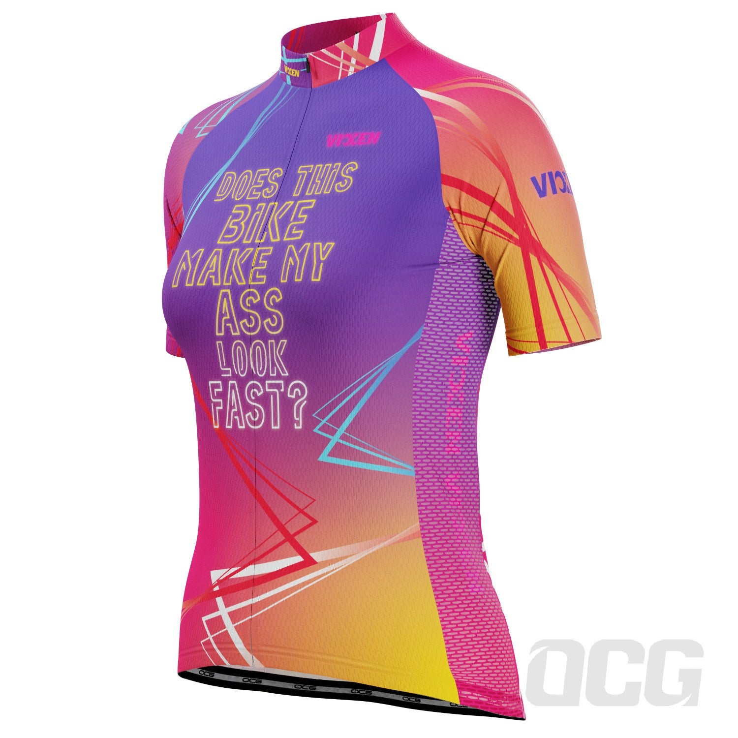 Women's Bike Fast Ass Short Sleeve Cycling Jersey