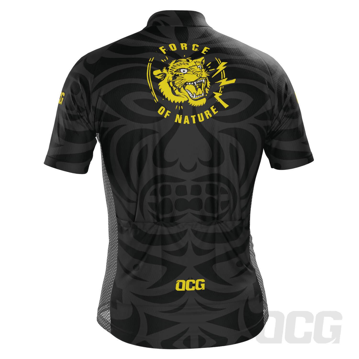 Men's Tribal Force of Nature Short Sleeve Cycling Jersey