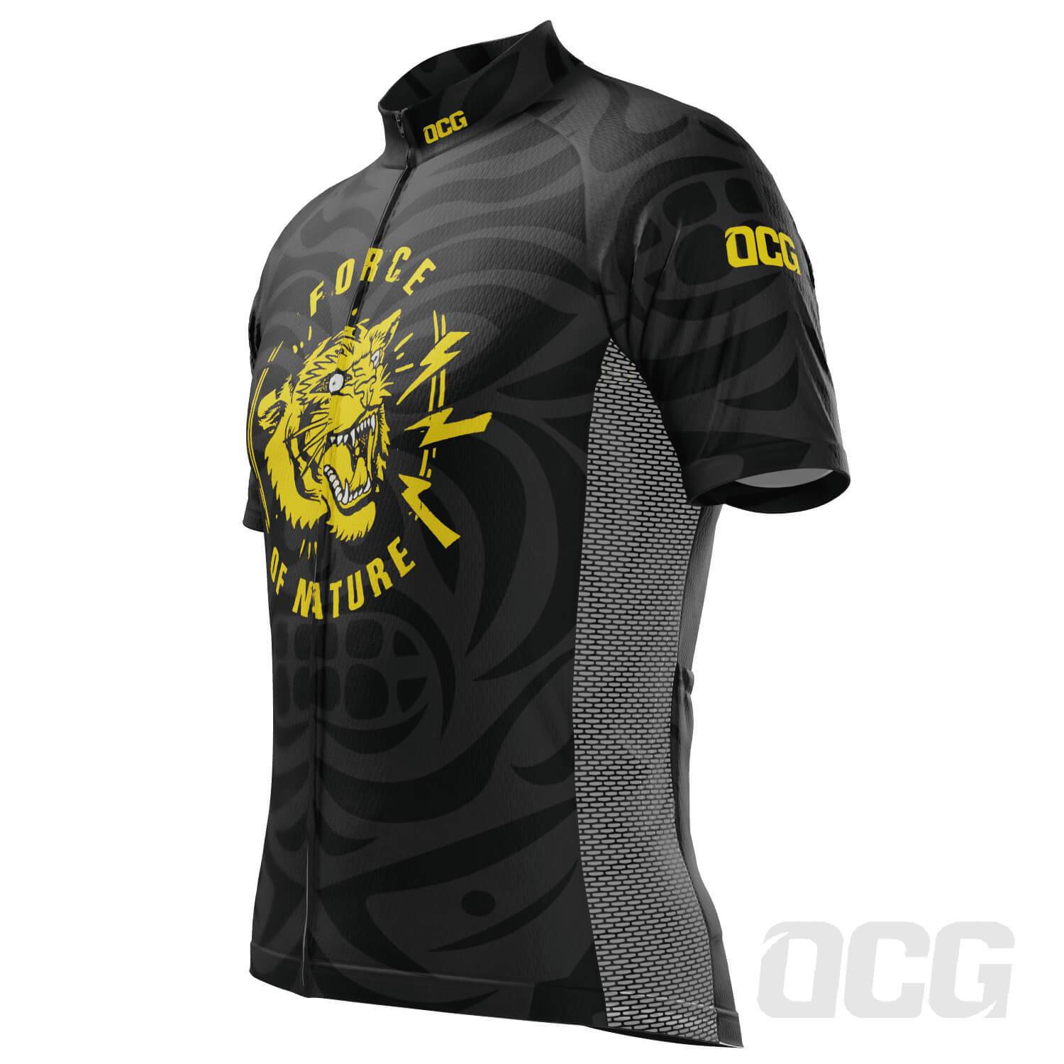 Men's Tribal Force of Nature Short Sleeve Cycling Jersey