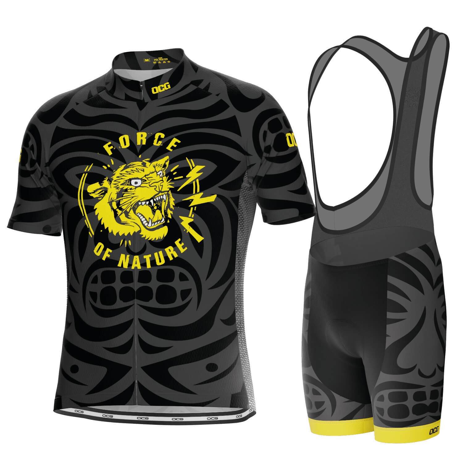 Men's Force of Nature Tribal Short Sleeve Cycling Kit