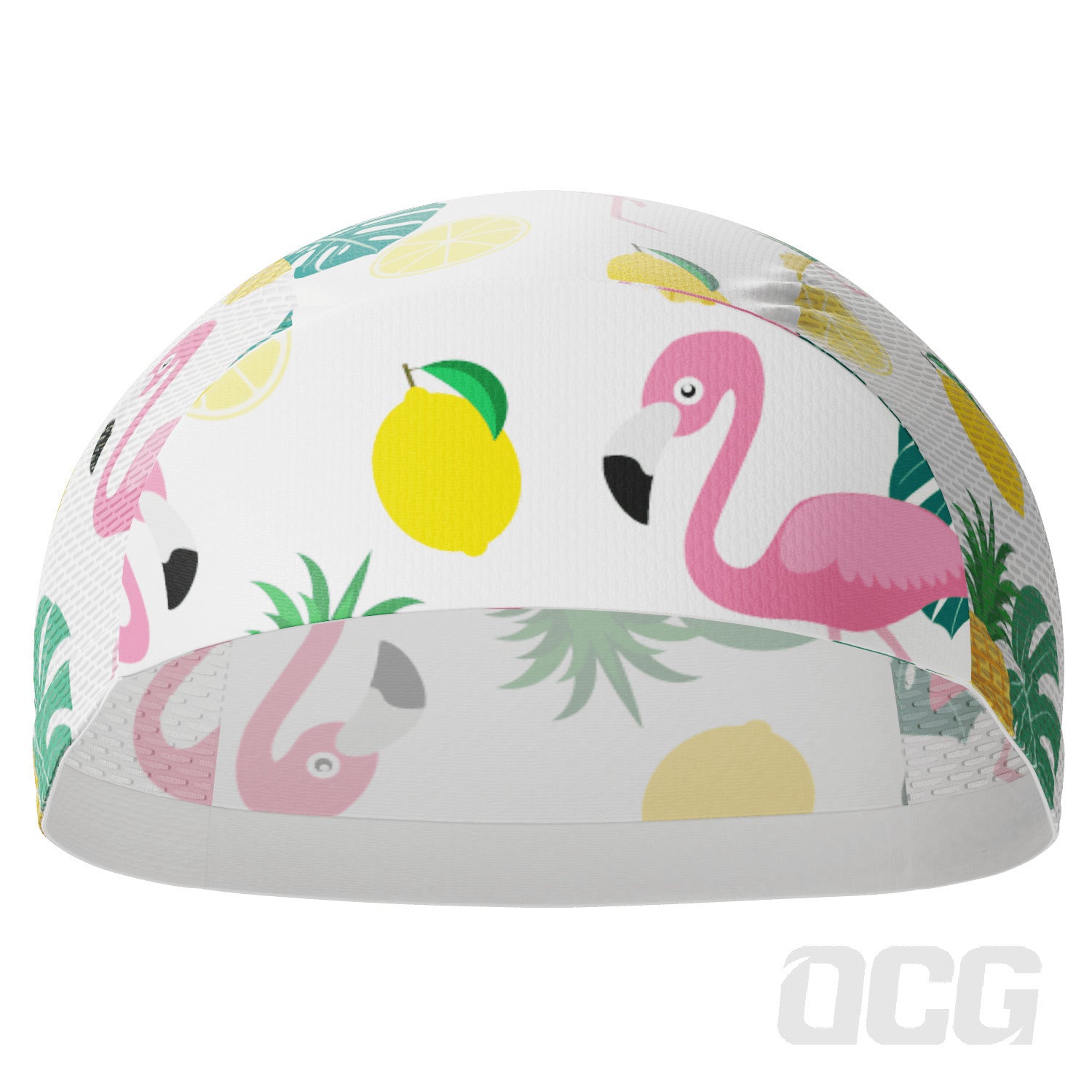 Unisex Fruity Flamingo Quick-Dry Cycling Cap