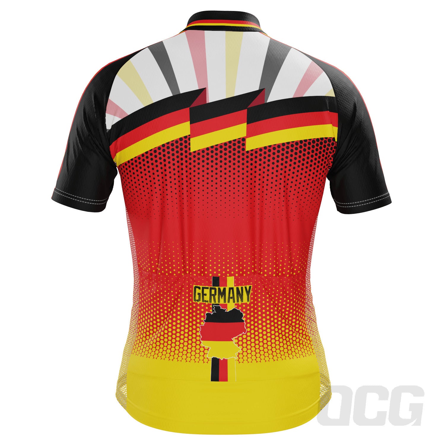 Men's World Countries Team Germany Icon Short Sleeve Cycling Jersey