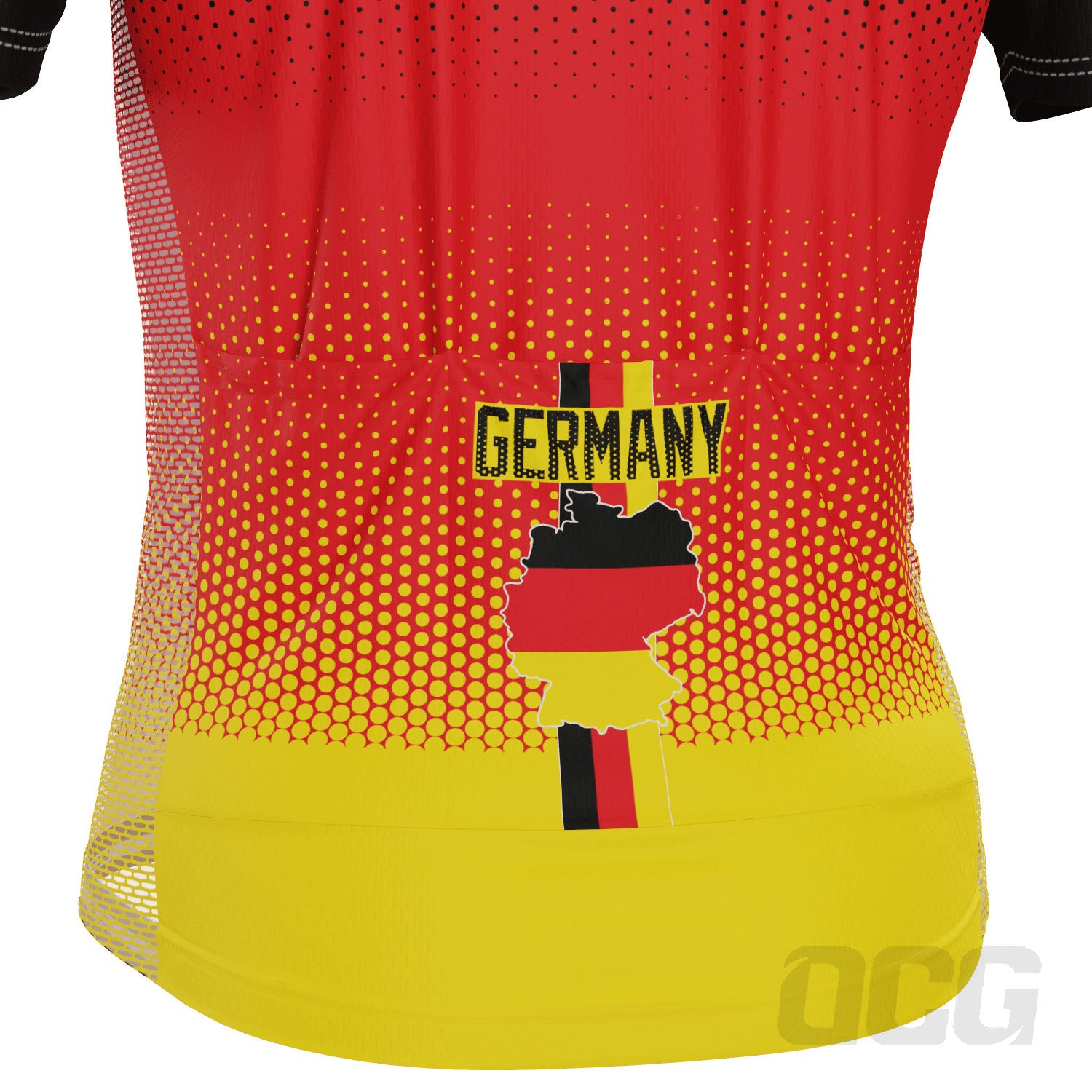 Men's World Countries Team Germany Icon Short Sleeve Cycling Jersey