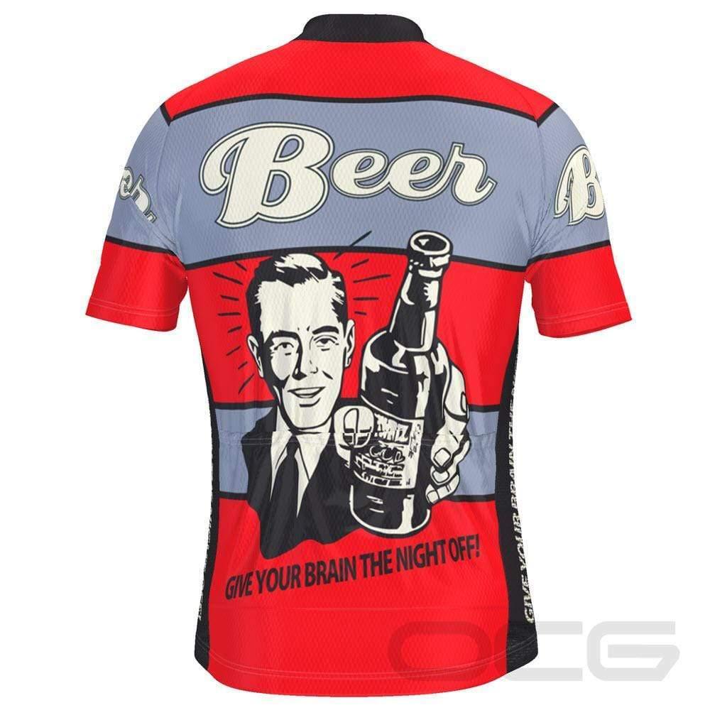 Give Your Brain The Night Off Beer Cycling Jersey-Online Cycling Gear Australia-Online Cycling Gear Australia