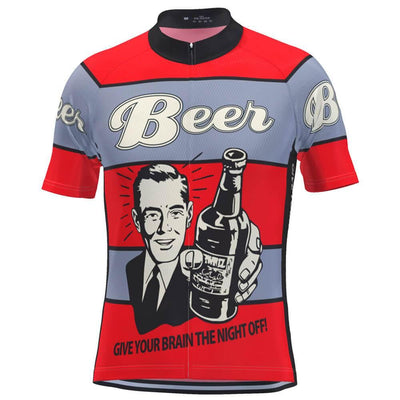 Give Your Brain The Night Off Beer Cycling Jersey-Online Cycling Gear Australia-Online Cycling Gear Australia