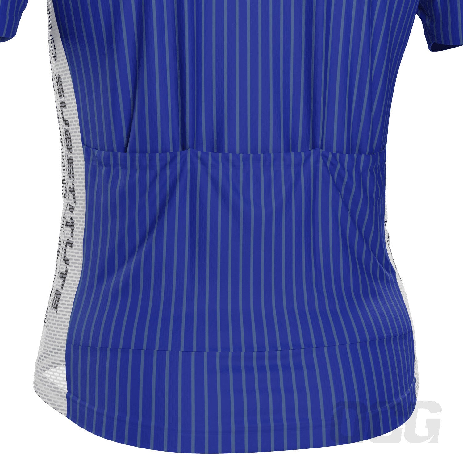 Men's Gold Coast Boating Centre - Blue Stripes Short Sleeve Cycling Jersey