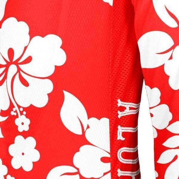 Hawaiian Shirt Aloha Floral Long Sleeve Pro-Band Cycling Kit-OCG Originals-Online Cycling Gear Australia