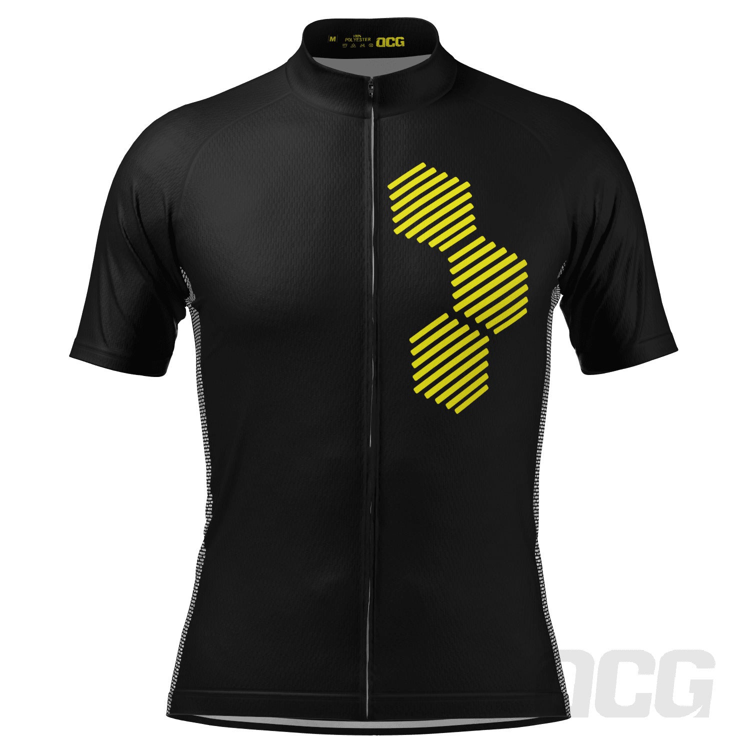 Men's Hexagon Short Sleeve Cycling Jersey
