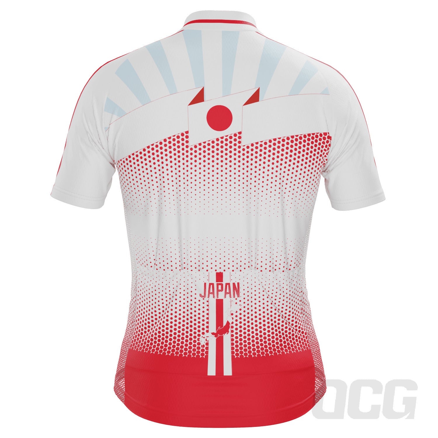 Men's World Countries Flags Japan Short Sleeve Cycling Jersey