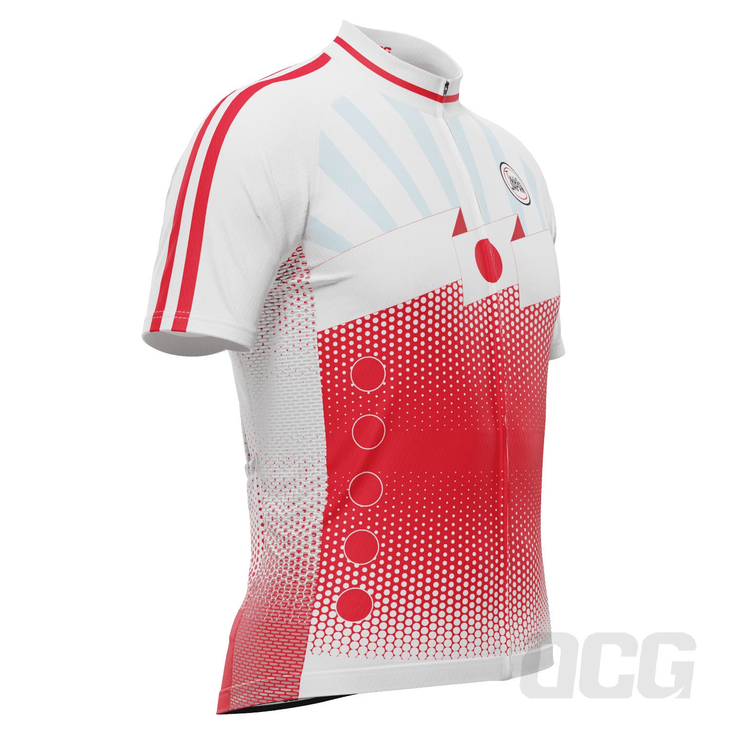 Men's World Countries Flags Japan Short Sleeve Cycling Jersey