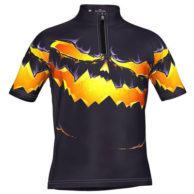 Kid's Purple Pumpkin Eater Short Sleeve Cycling Jersey-OCG Kids-Online Cycling Gear Australia