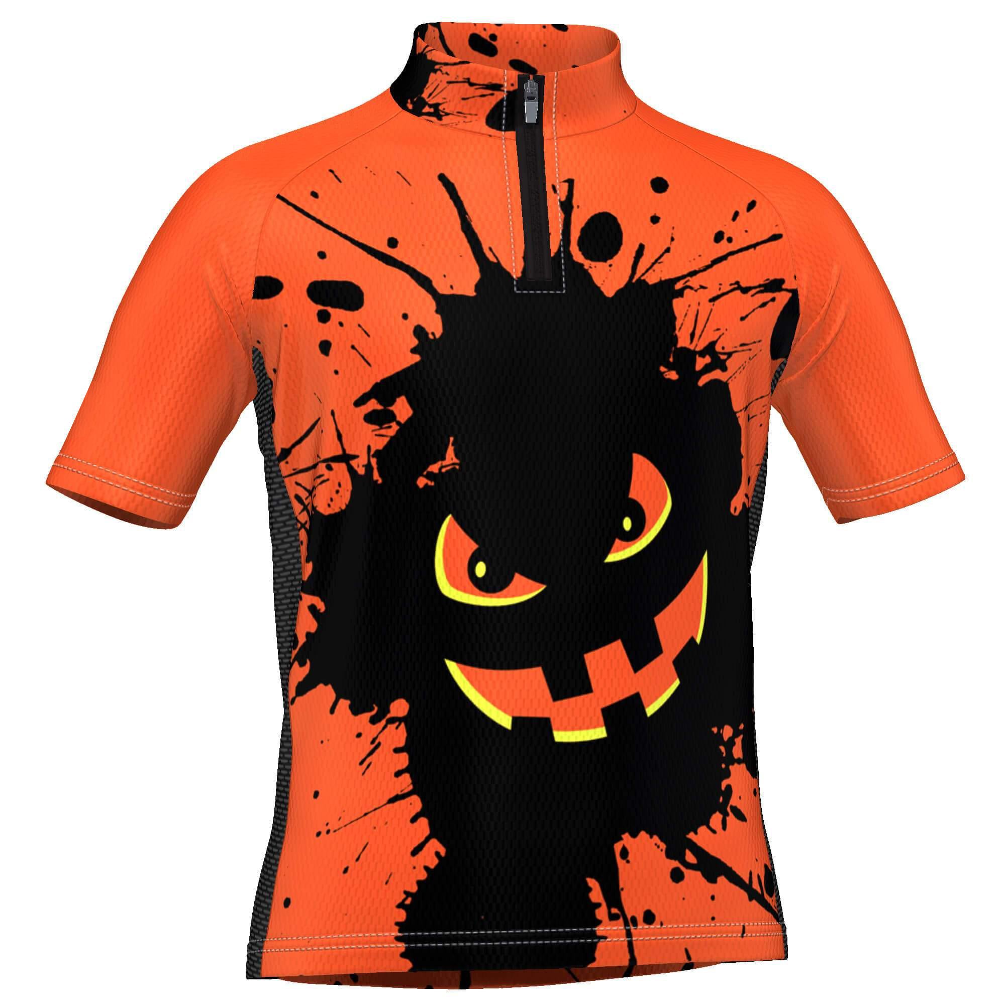 LDL Kids Monster Splat Short Sleeve Cycling Jersey