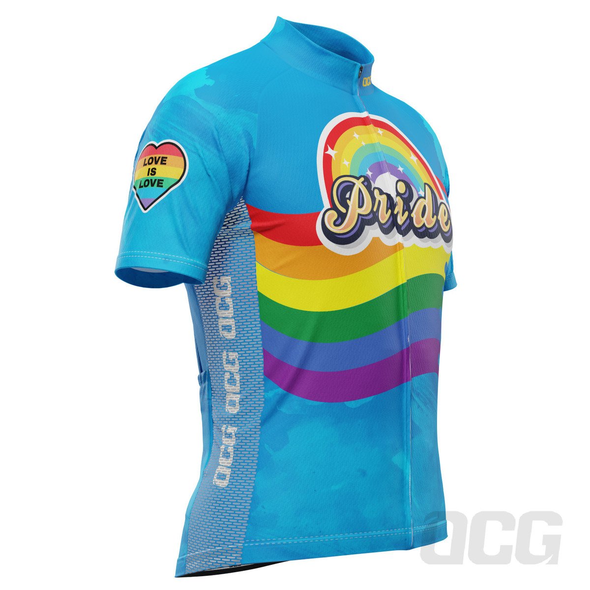 Gay Pride Rainbow Cycling Jersey (Customizable) – Outdoor Good Store