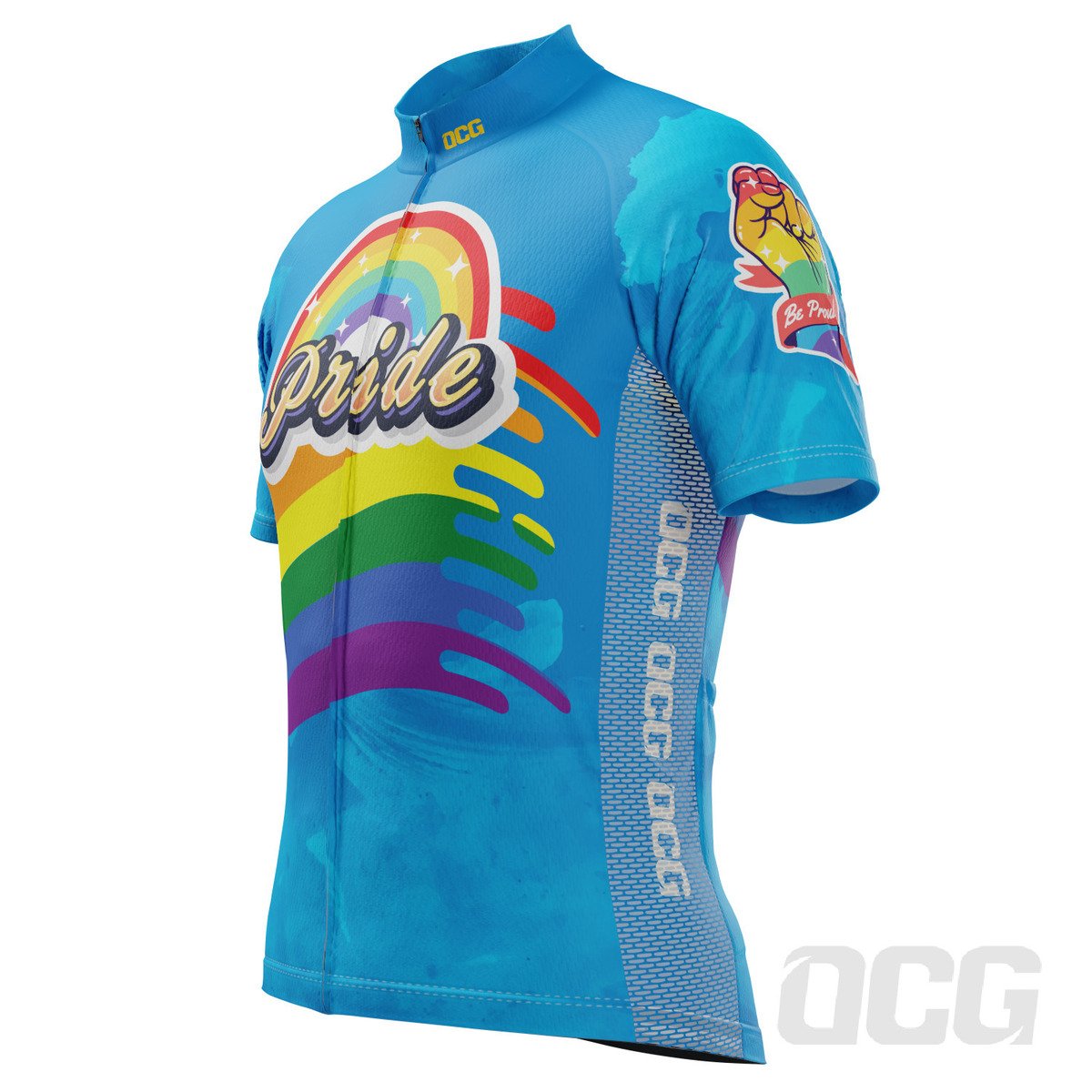 Gay Pride Rainbow Cycling Jersey (Customizable) – Outdoor Good Store