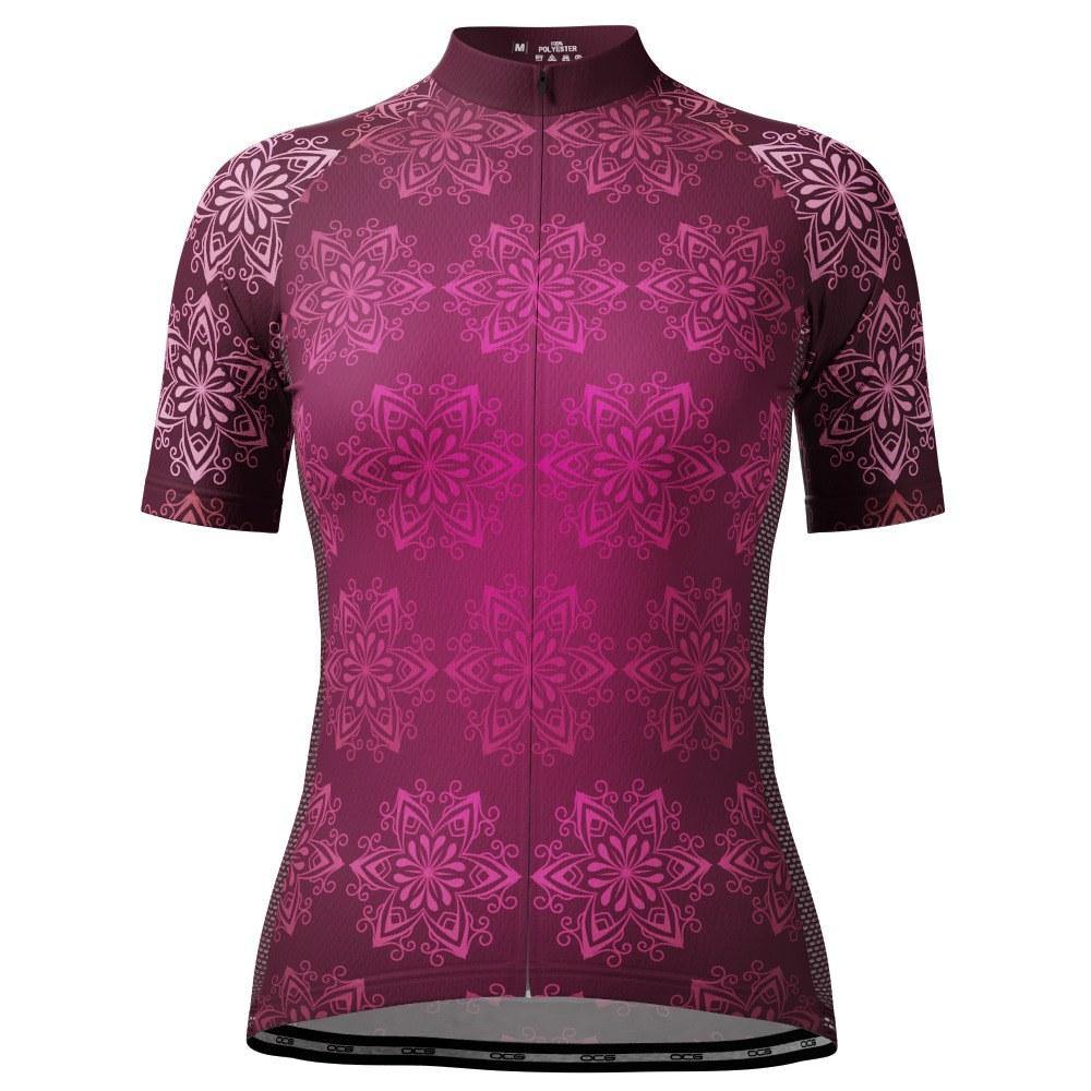 Women's Mandala Short Sleeve Cycling Jersey - Online Cycling Gear Australia