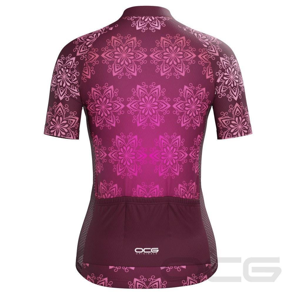 Women's Mandala Short Sleeve Cycling Jersey - Online Cycling Gear Australia