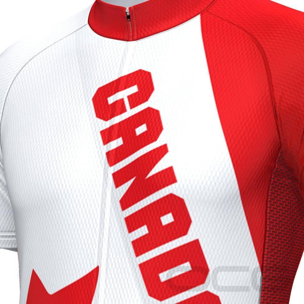 Men's Canada Bold Short Sleeve Cycling Jersey-OCG Originals-Online Cycling Gear Australia