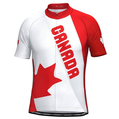 Men's Canada Bold Short Sleeve Cycling Jersey-OCG Originals-Online Cycling Gear Australia