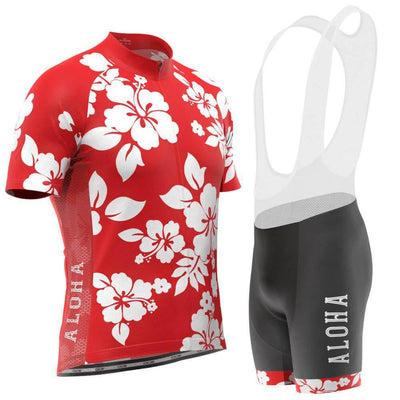 Men's Hawaiian Shirt Aloha Floral Pro-Band Cycling Kit-OCG Originals-Online Cycling Gear Australia
