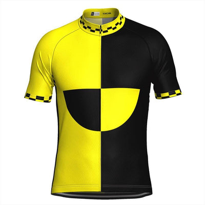 Men's Keep Clear Test Dummy Safety High Viz Cycling Jersey-OCG Originals-Online Cycling Gear Australia