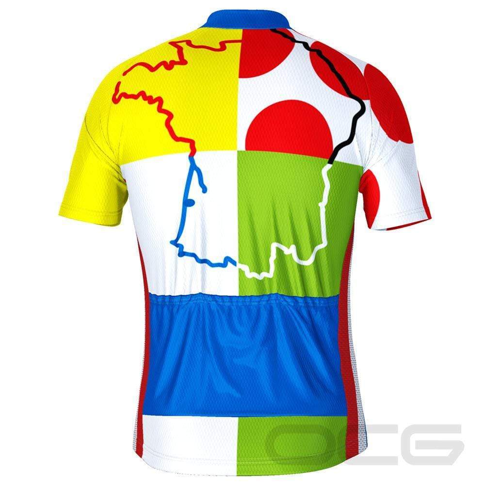 Men's La Tour de France Eiffel Tower Cycling Jersey-Online Cycling Gear Australia-Online Cycling Gear Australia