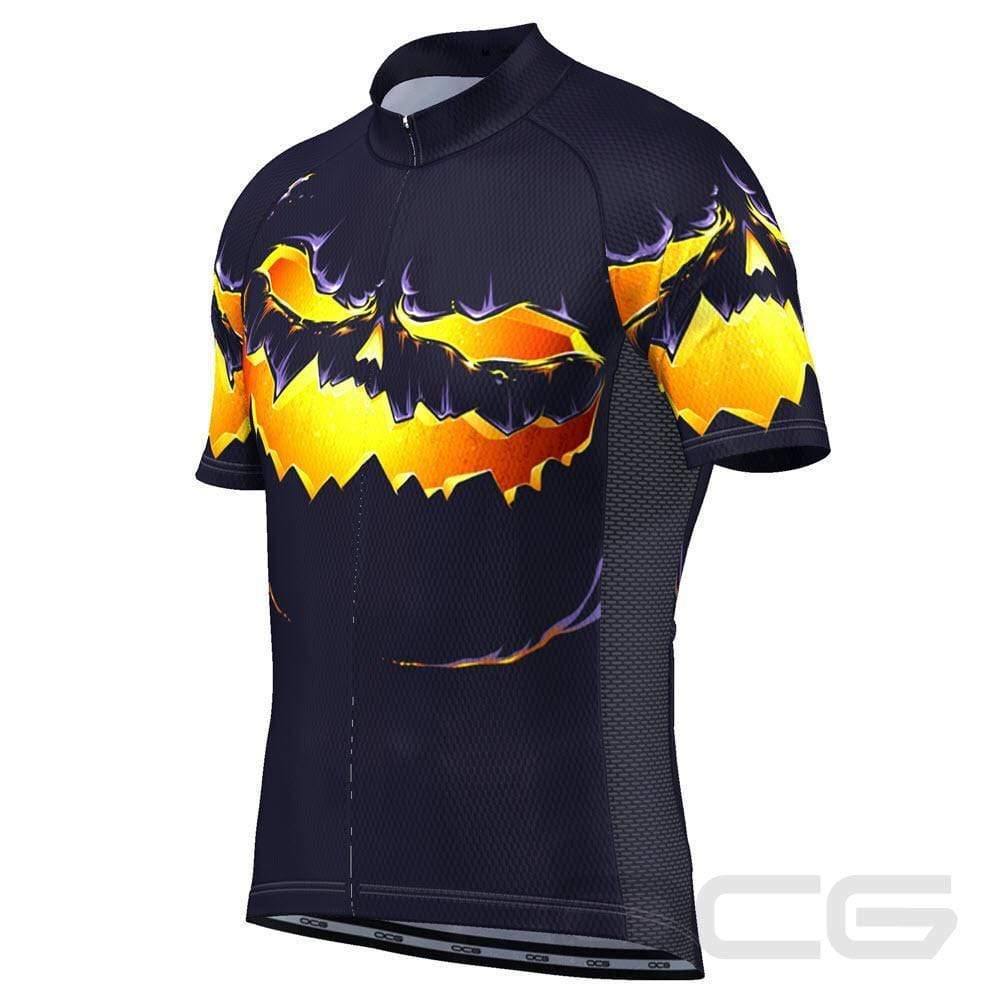 Men's Purple Pumpkin Eater Short Sleeve Cycling Jersey-OCG Originals-Online Cycling Gear Australia