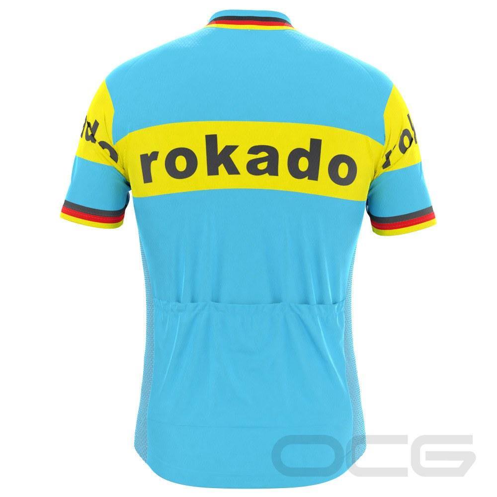 Men's Retro 1973 Team Rokado German Cycling Jersey-Online Cycling Gear Australia-Online Cycling Gear Australia