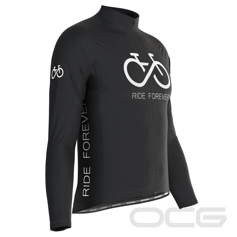 Men's Ride Forever Infinity Long Sleeve Cycling Jersey-OCG Originals-Online Cycling Gear Australia