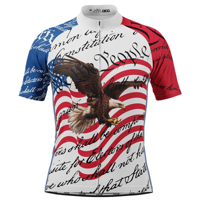 Men's United States Constitution Short Sleeve Cycling Jersey