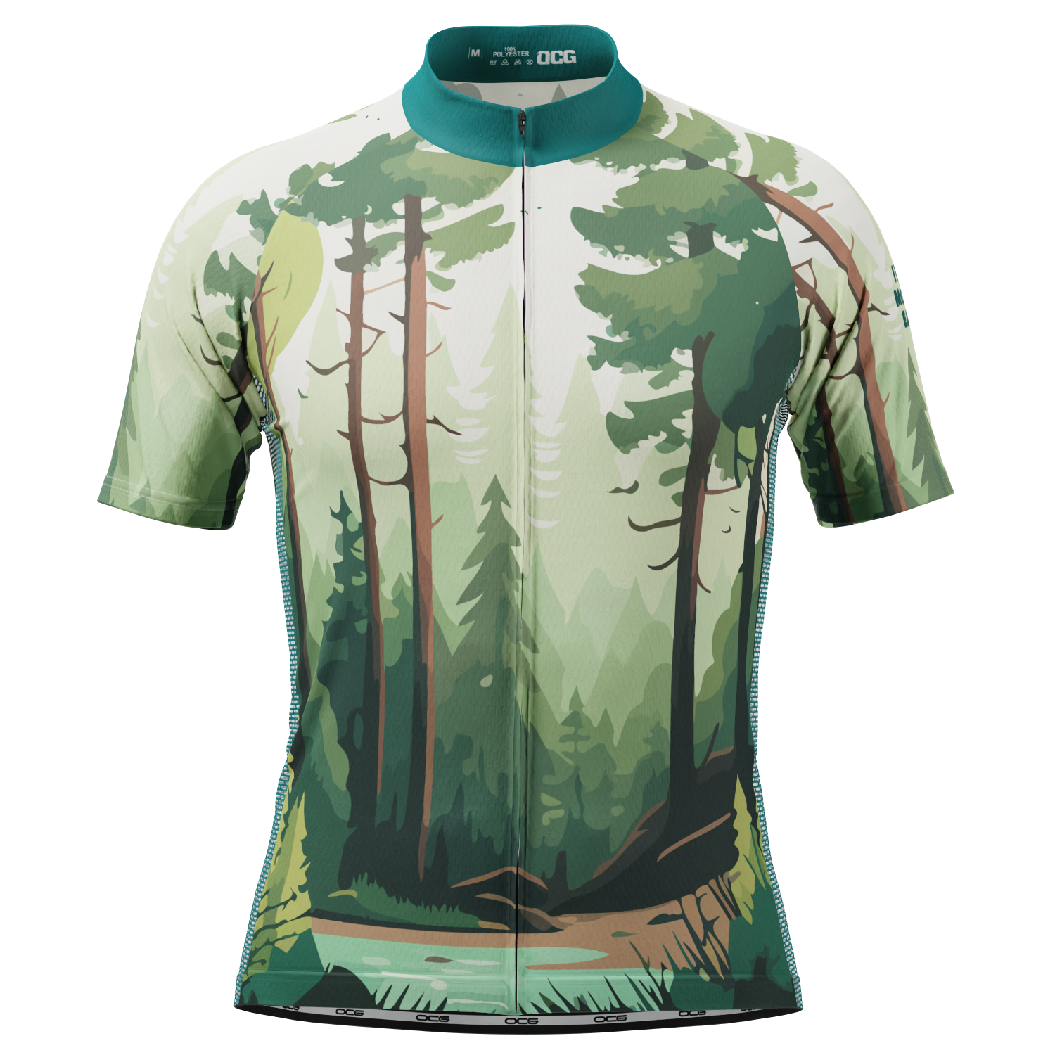 Men's I Love Mother Earth Short Sleeve Cycling Jersey