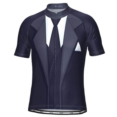 Men's Suit and Tie Short Sleeve Cycling Jersey-OCG Originals-Online Cycling Gear Australia