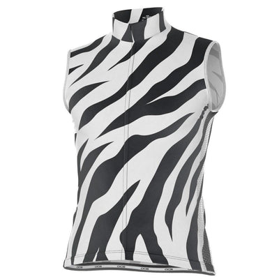 Men's White Tiger Sleeveless Cycling Jersey-OCG Originals-Online Cycling Gear Australia