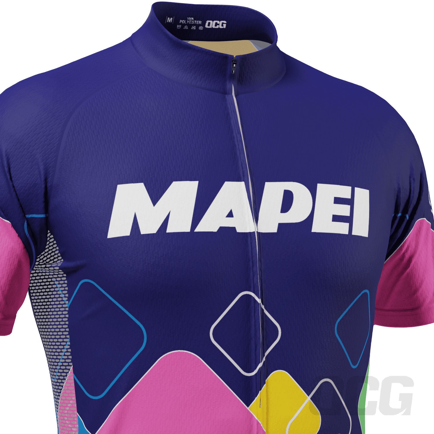 Athletic Modern Mapei Short Sleeve Cycling Jersey