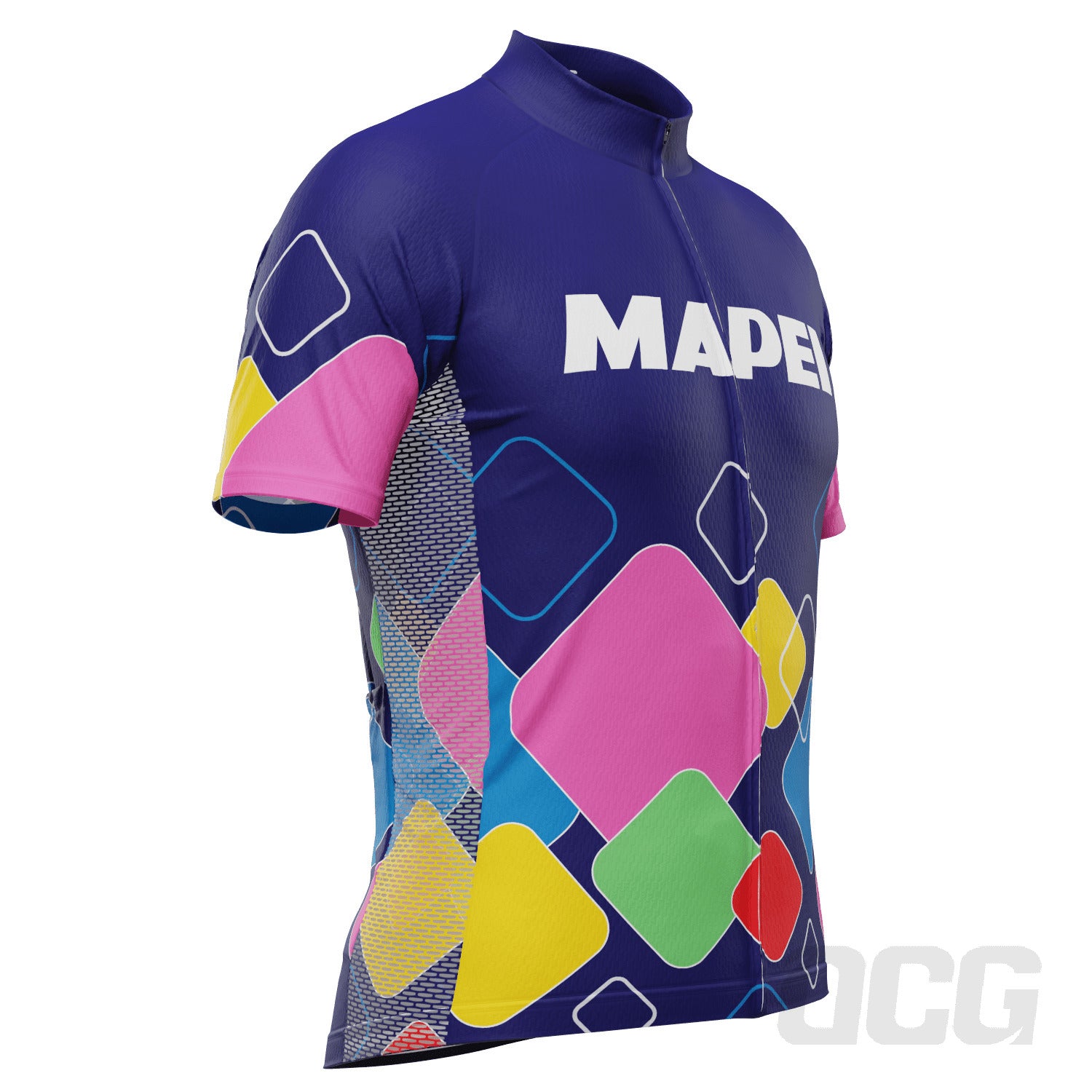 Athletic Modern Mapei Short Sleeve Cycling Jersey