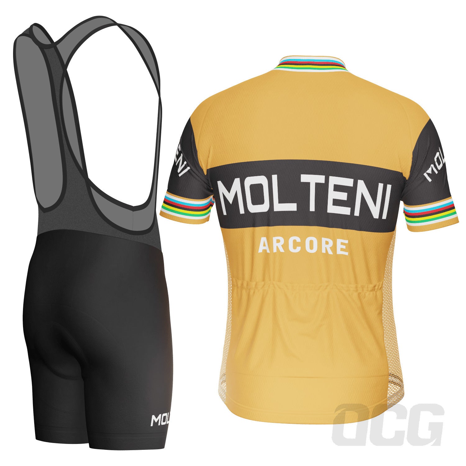 Men's Molteni Retro Classic Short Sleeve Cycling Kit