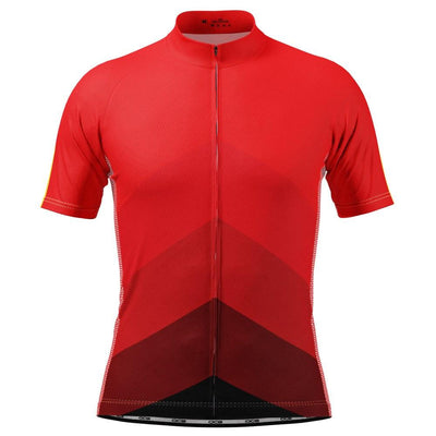 Men's Classic Mountain Peaks Short Sleeve Cycling Jersey