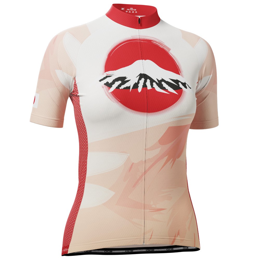 Mountain Bike Fuji Jersey Cycling Women's Mount Fuji Short Sleeve
