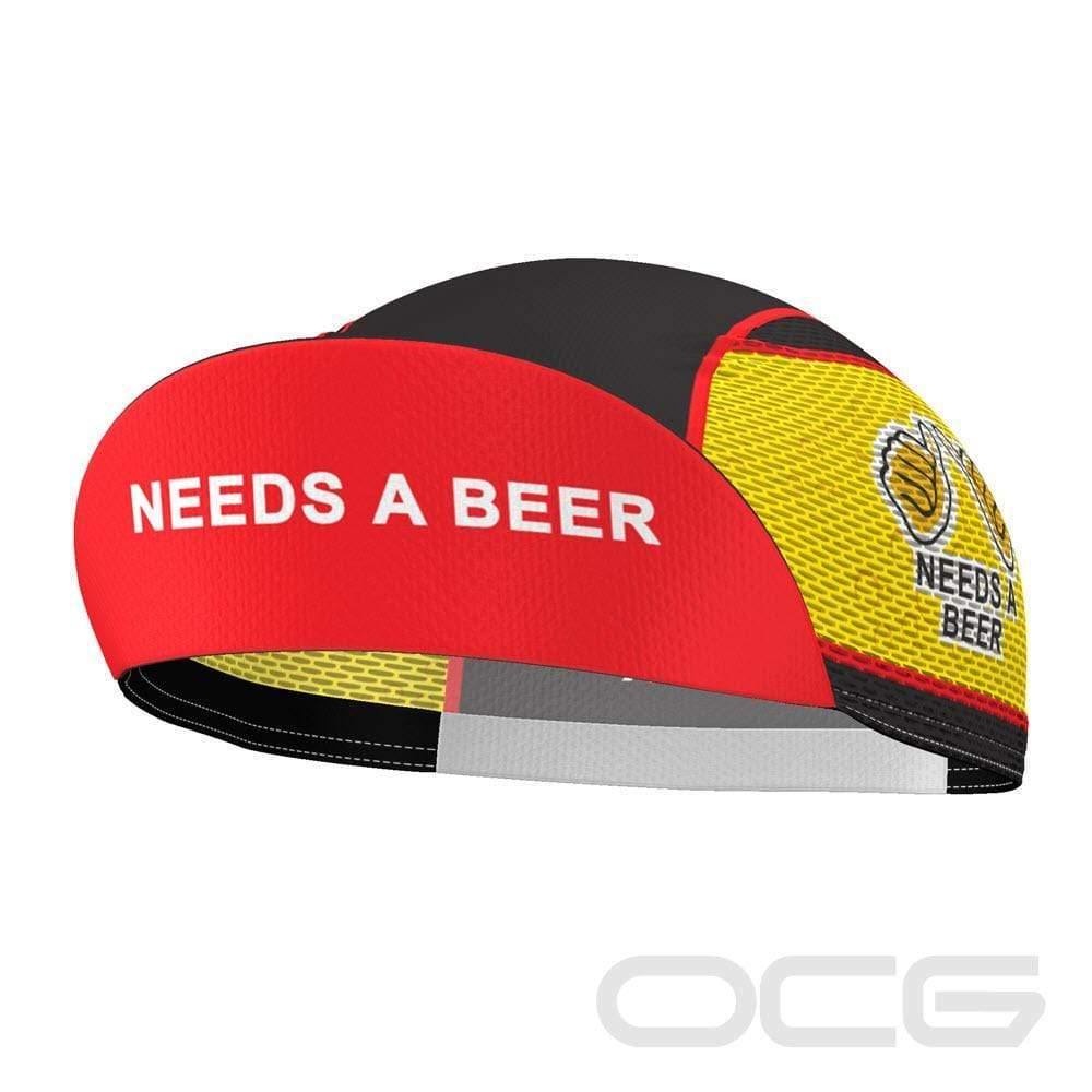 Needs a Beer Quick-Dry Cycling Cap-OCG Originals-Online Cycling Gear Australia