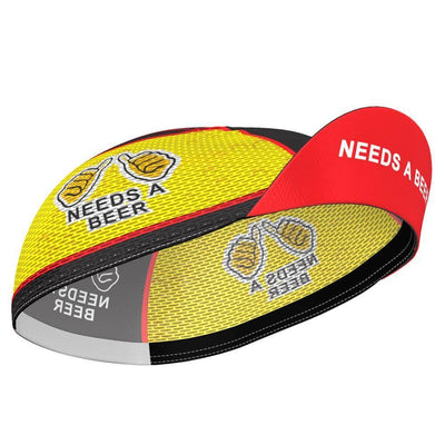 Needs a Beer Quick-Dry Cycling Cap-OCG Originals-Online Cycling Gear Australia