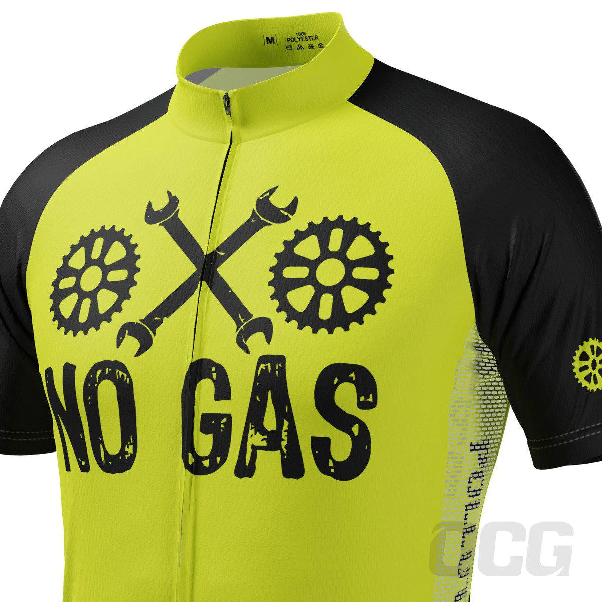 Men's No Gas Pollution Free Short Sleeve Cycling Jersey