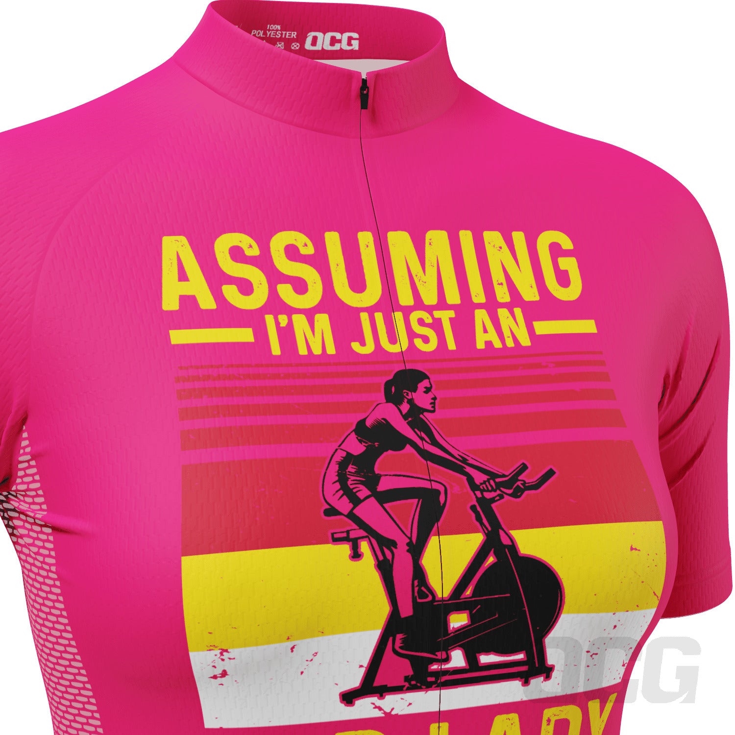 Women's Old Lady Mistake Short Sleeve Cycling Jersey