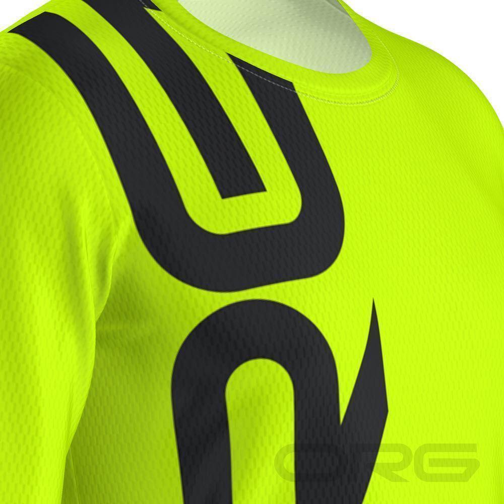 ORG Neon Men's Long Sleeve Performance Running Shirt-Online Running Gear-Online Cycling Gear Australia