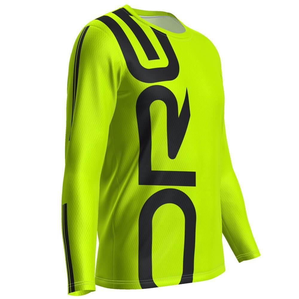 ORG Neon Men's Long Sleeve Performance Running Shirt-Online Running Gear-Online Cycling Gear Australia