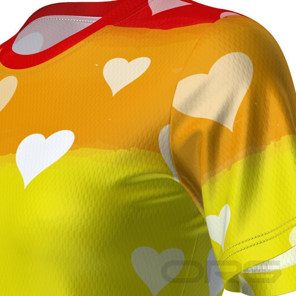 ORG Rainbow Love Women's Technical Running Shirt-Online Running Gear-Online Cycling Gear Australia