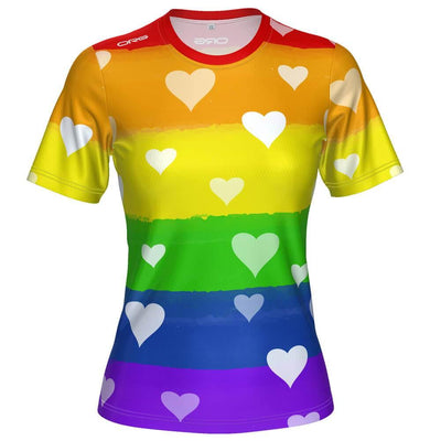 ORG Rainbow Love Women's Technical Running Shirt-Online Running Gear-Online Cycling Gear Australia