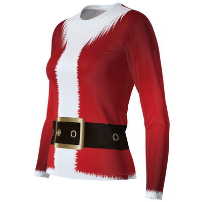 ORG Santa Women's Technical Long Sleeve Running Shirt-Online Running Gear-Online Cycling Gear Australia