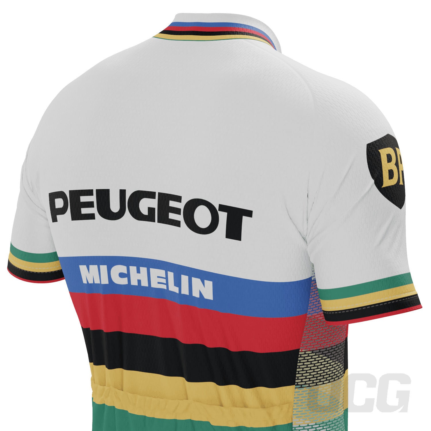 Men's Peugeot BP Michelin Retro Classic 2 Piece Cycling Kit