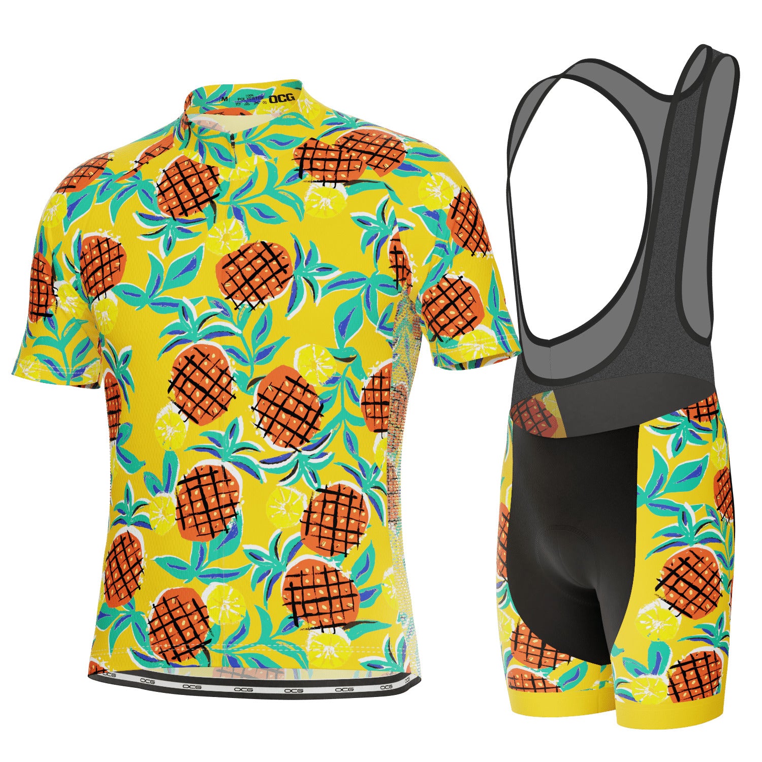 Men's Pinneapple Fun Short Sleeve Cycling Kit