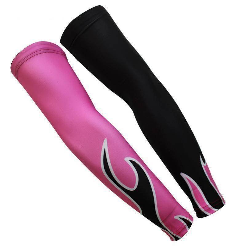 Pink Flame Cycling Arm Warmers-Online Cycling Gear Australia-Online Cycling Gear Australia