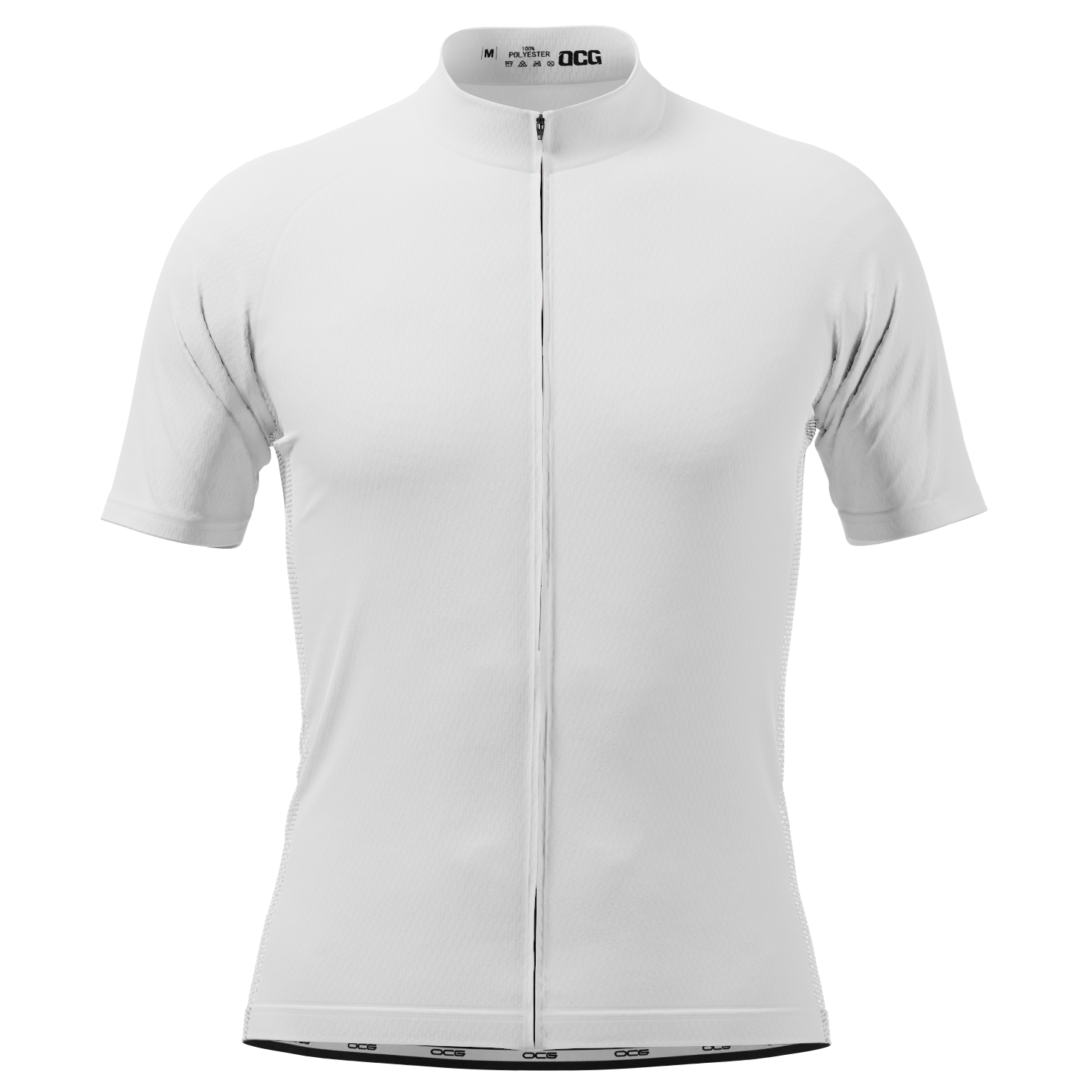 Men's OCG Plain Color Block Short Sleeve Cycling Jersey